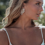 Statement Earrings with Pearls