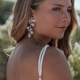 Flower Earrings Pearls
