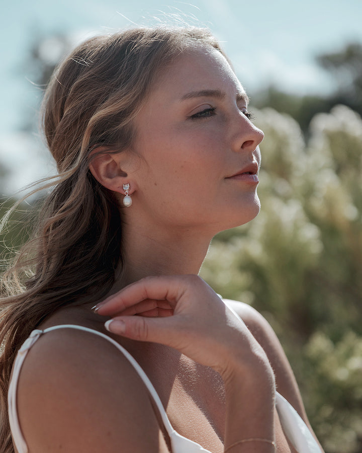 Dainty Pearl Earrings