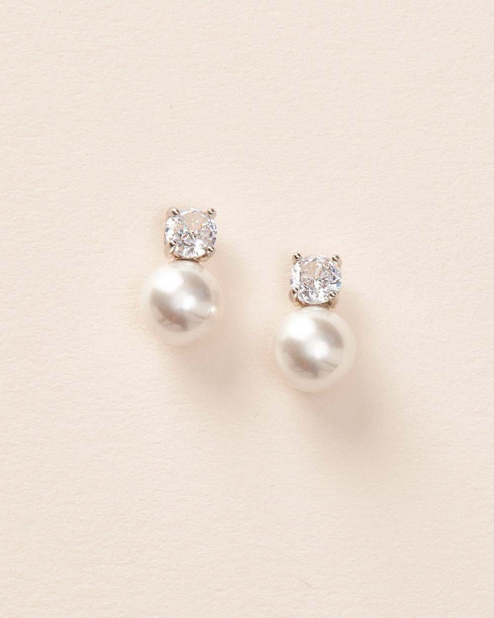 Pearl and CZ Studs