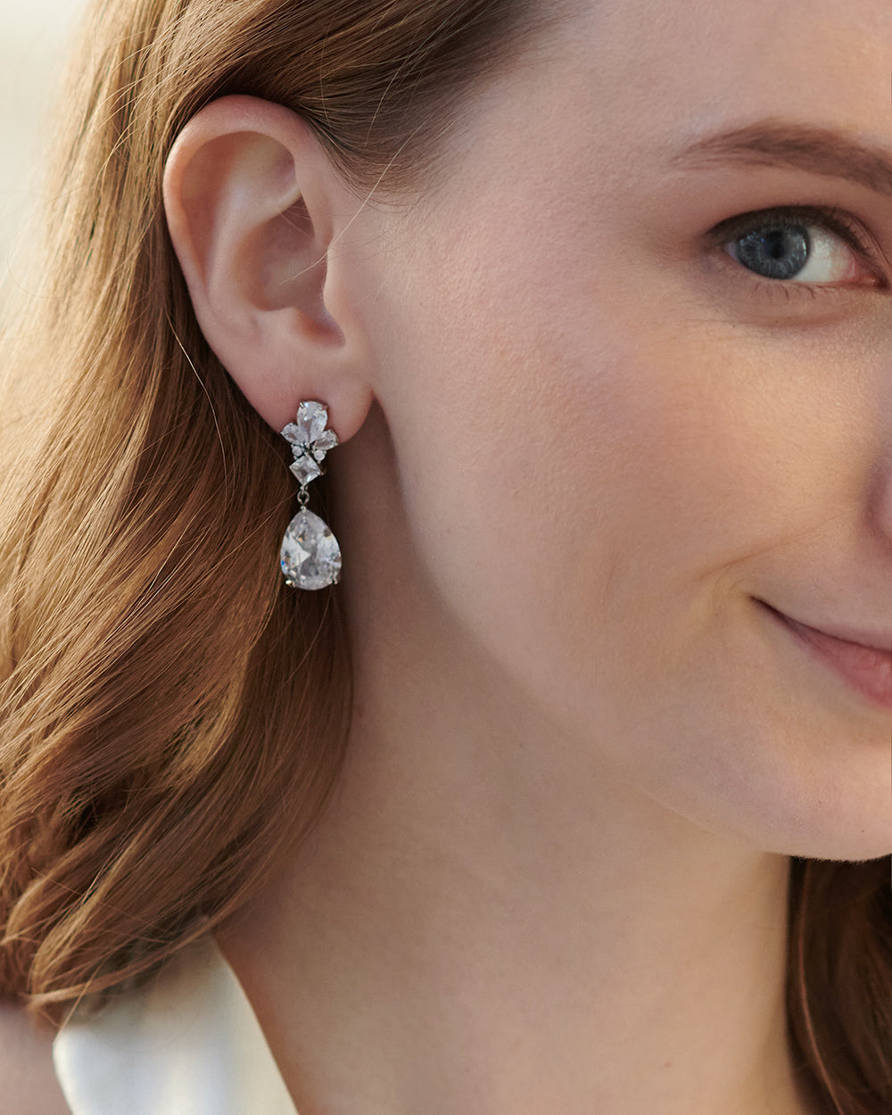 CZ Dangle Earrings