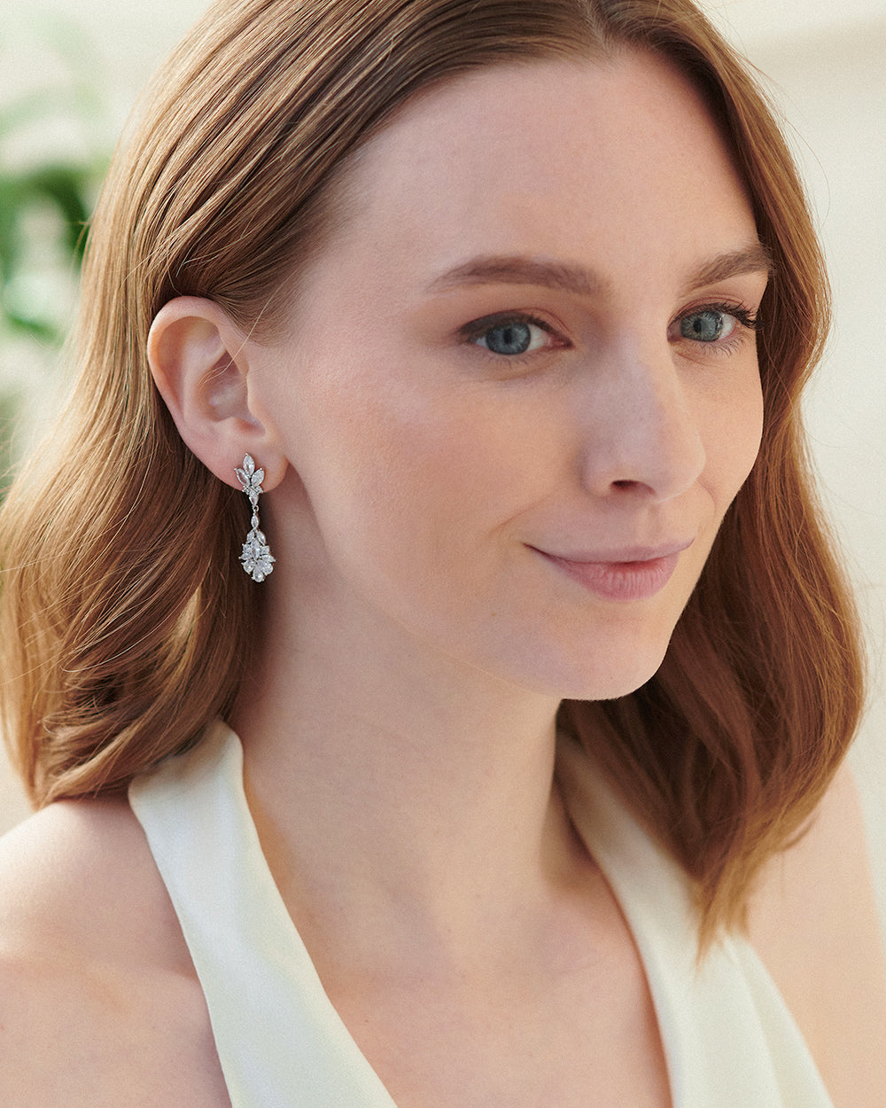 CZ Dangle Earrings