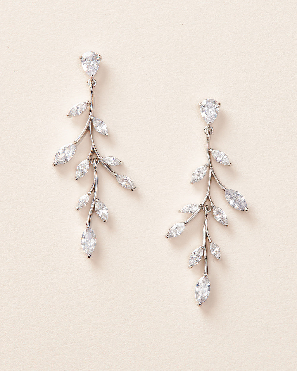 Floral Wedding Earrings