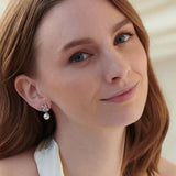 Wedding Pearl Dangle Earrings