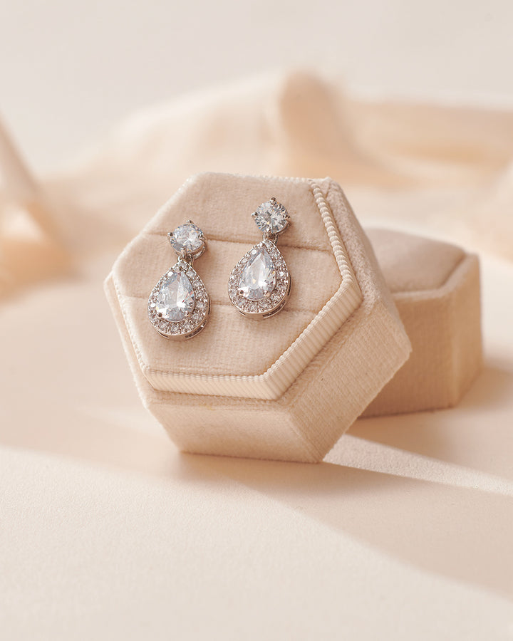 CZ Dangle Earrings