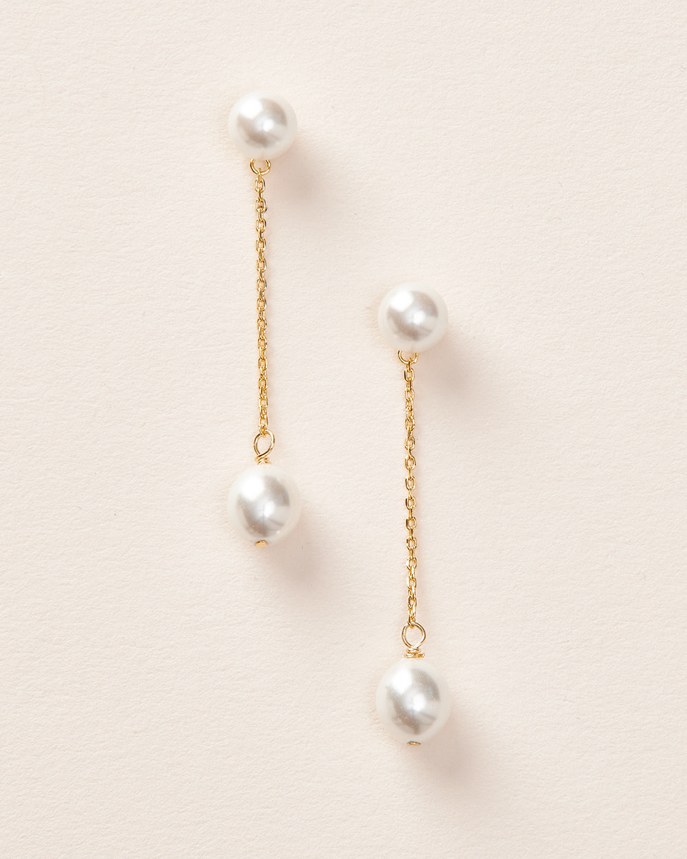 Pearl Dangle Earring Gold