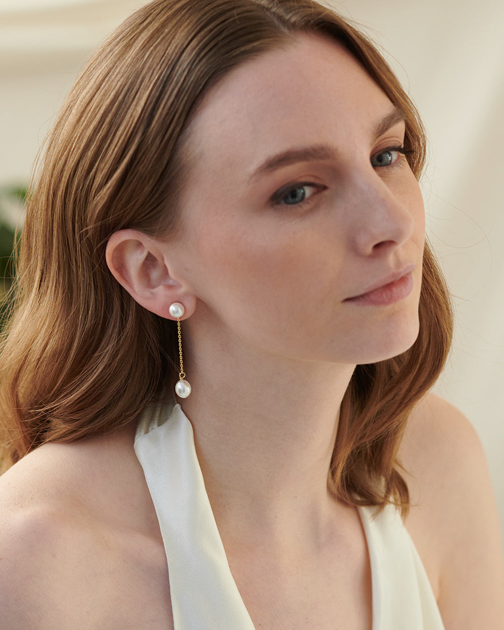 Pearl Earring Gold