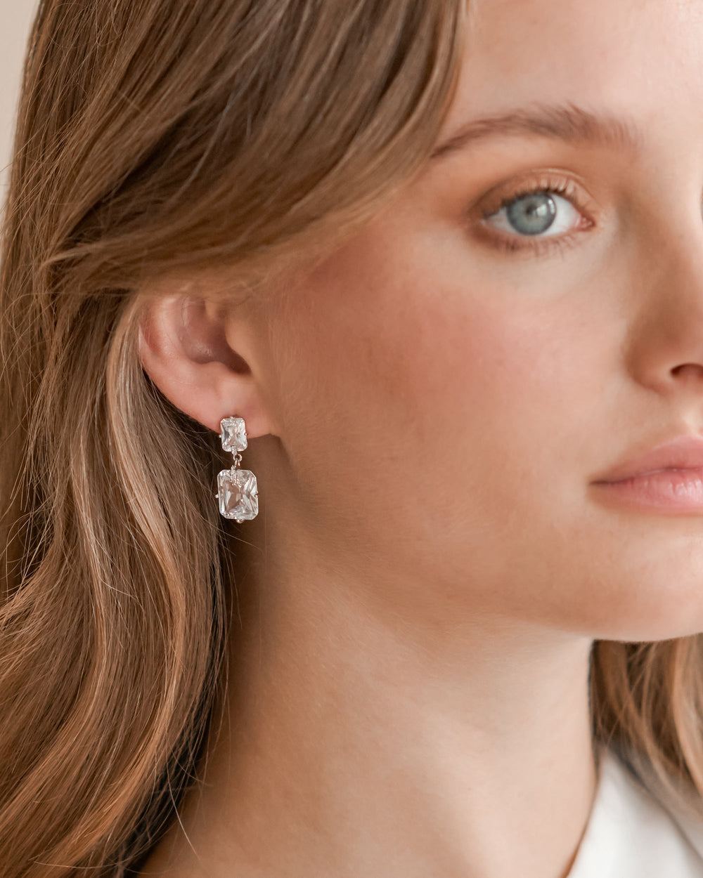 Crystal Drop Earrings Wedding