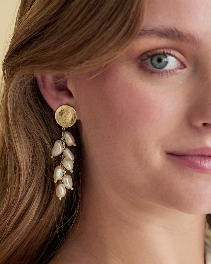Wedding Earrings with Pearls