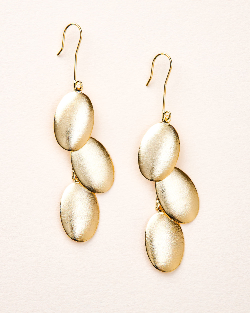 Gold Dangle Statement Earrings