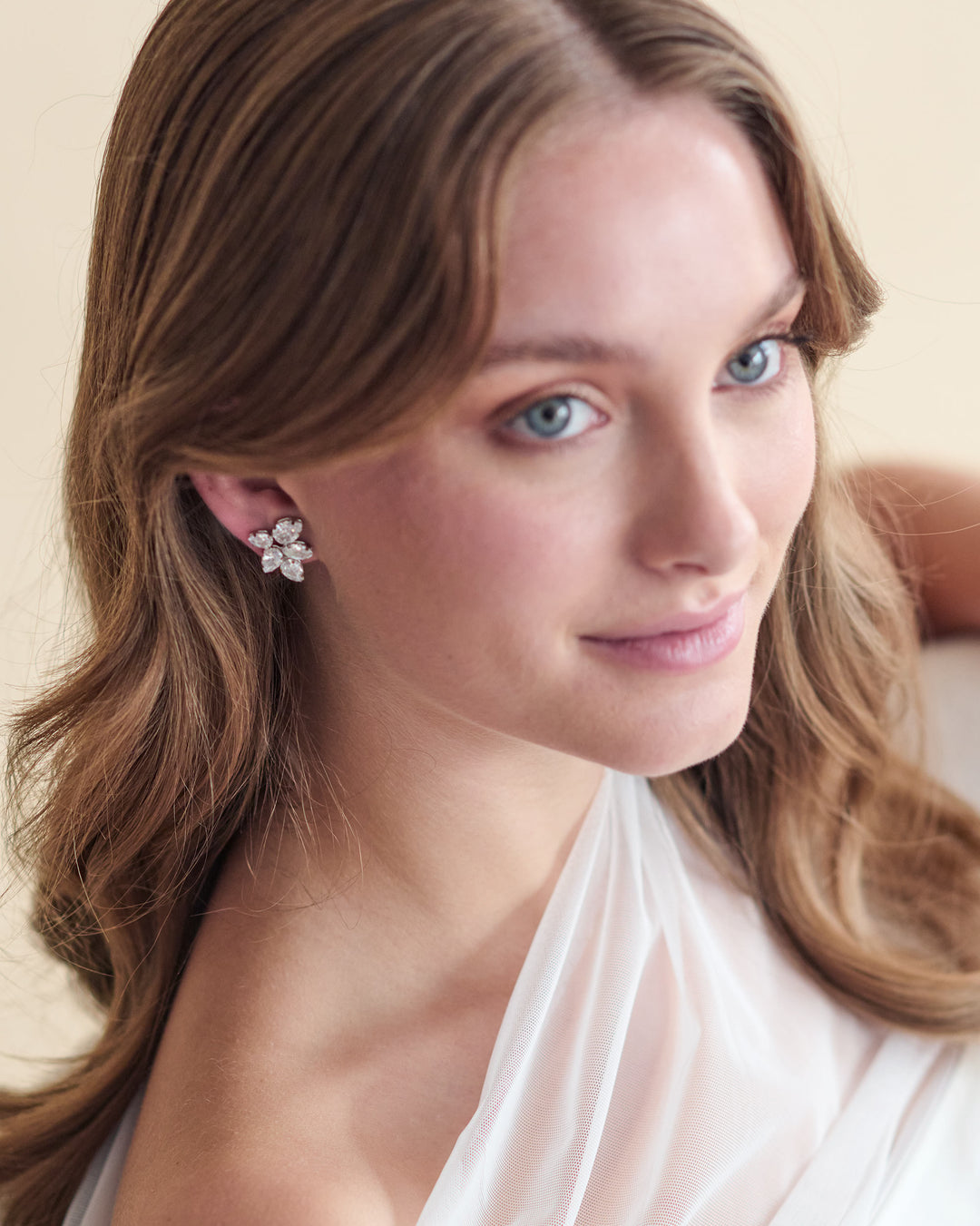 Simulated Diamond Stud Earrings