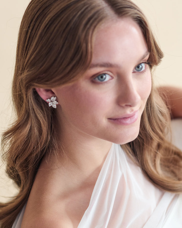 Simulated Diamond Stud Earrings