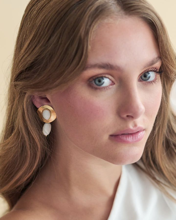 Chic Gold Dangle Earrings