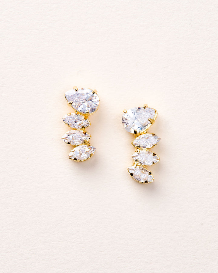 Gold CZ Earrings
