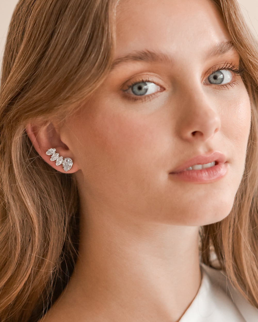 CZ Ear Climbers