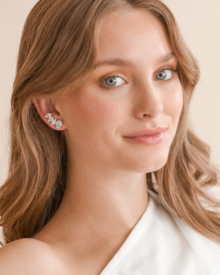 CZ Ear Climbers