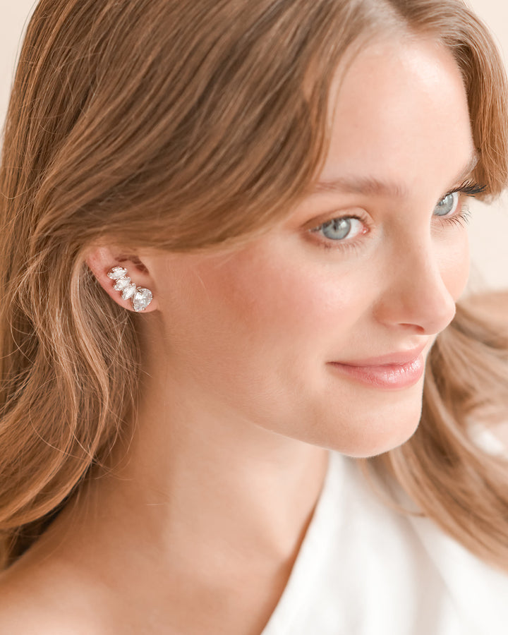 CZ Ear Climbers