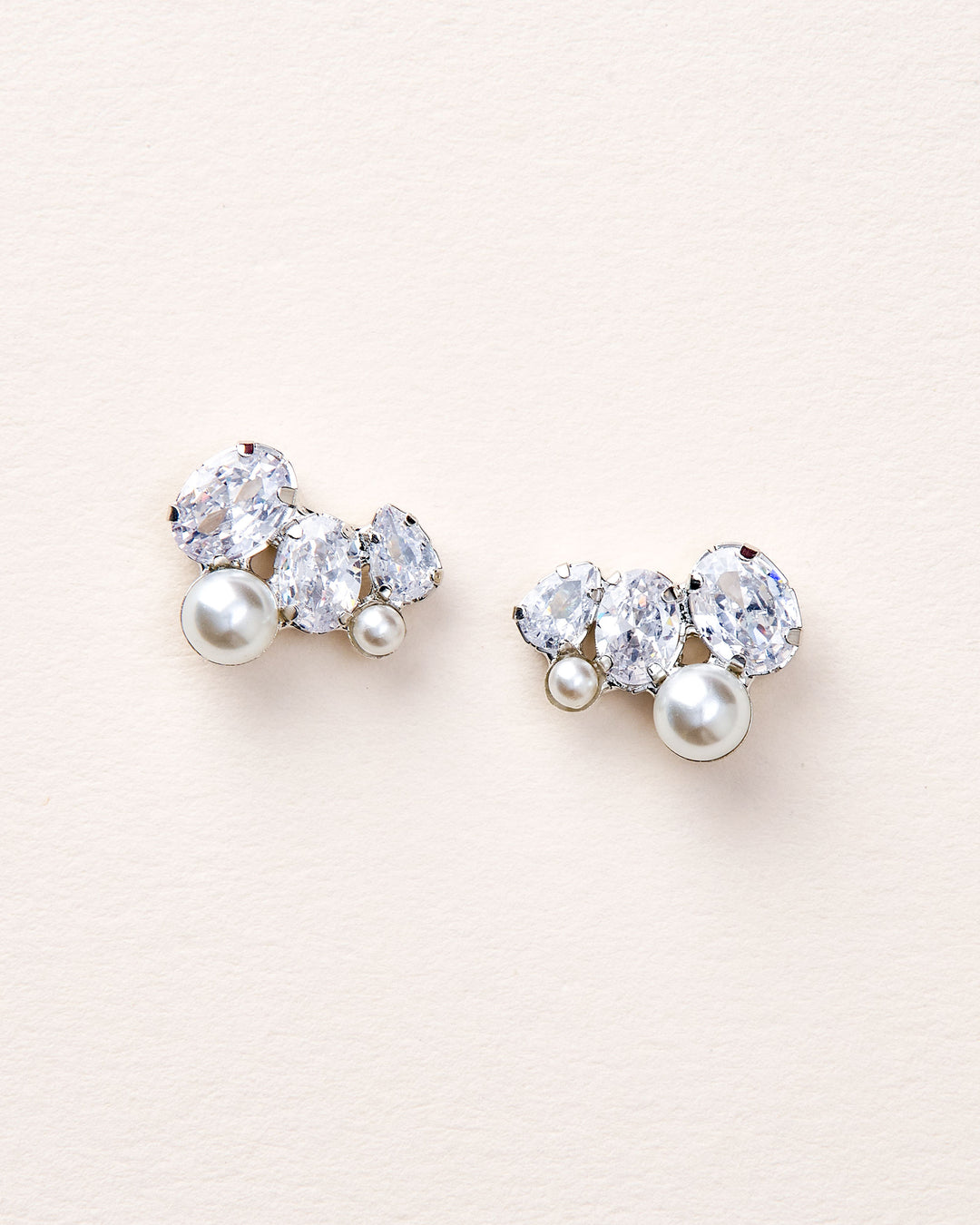 Bridal Pearl Stud Earrings