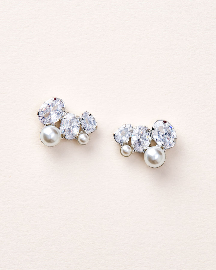 Bridal Pearl Stud Earrings