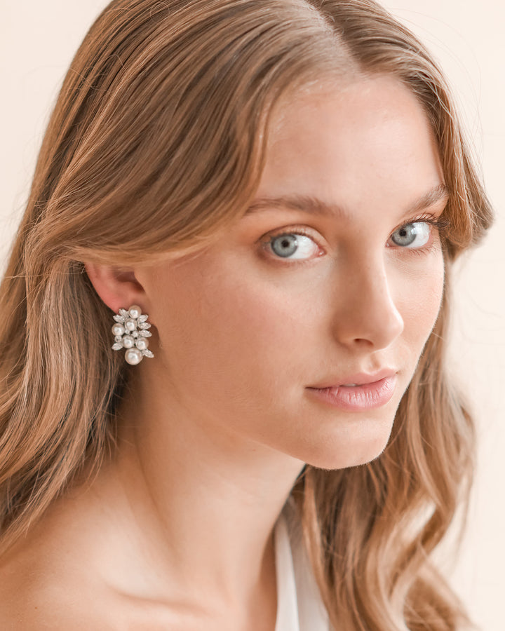 Wedding Earrings with Pearls