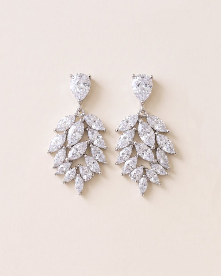 CZ Dangle Earrings Wedding