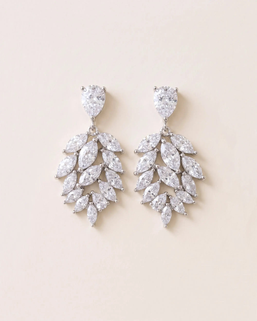 CZ Dangle Earrings Wedding