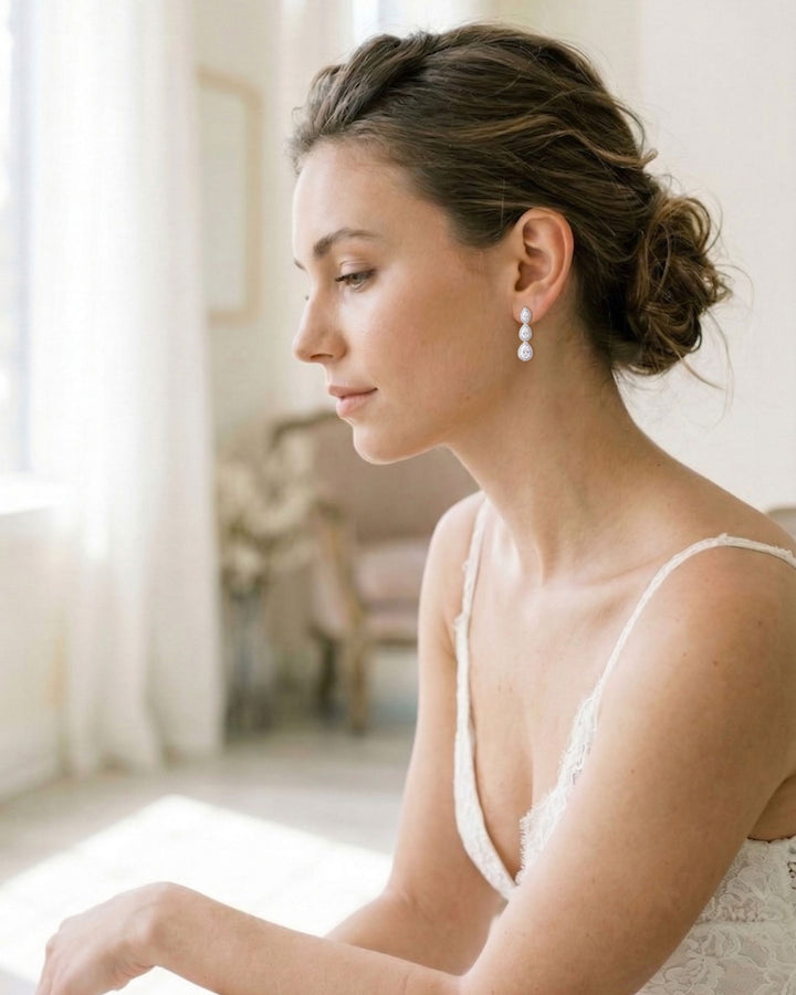 Bridal CZ Earrings