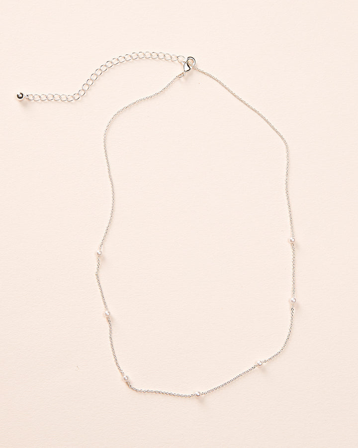 Delicate Scattered Pearl Necklace