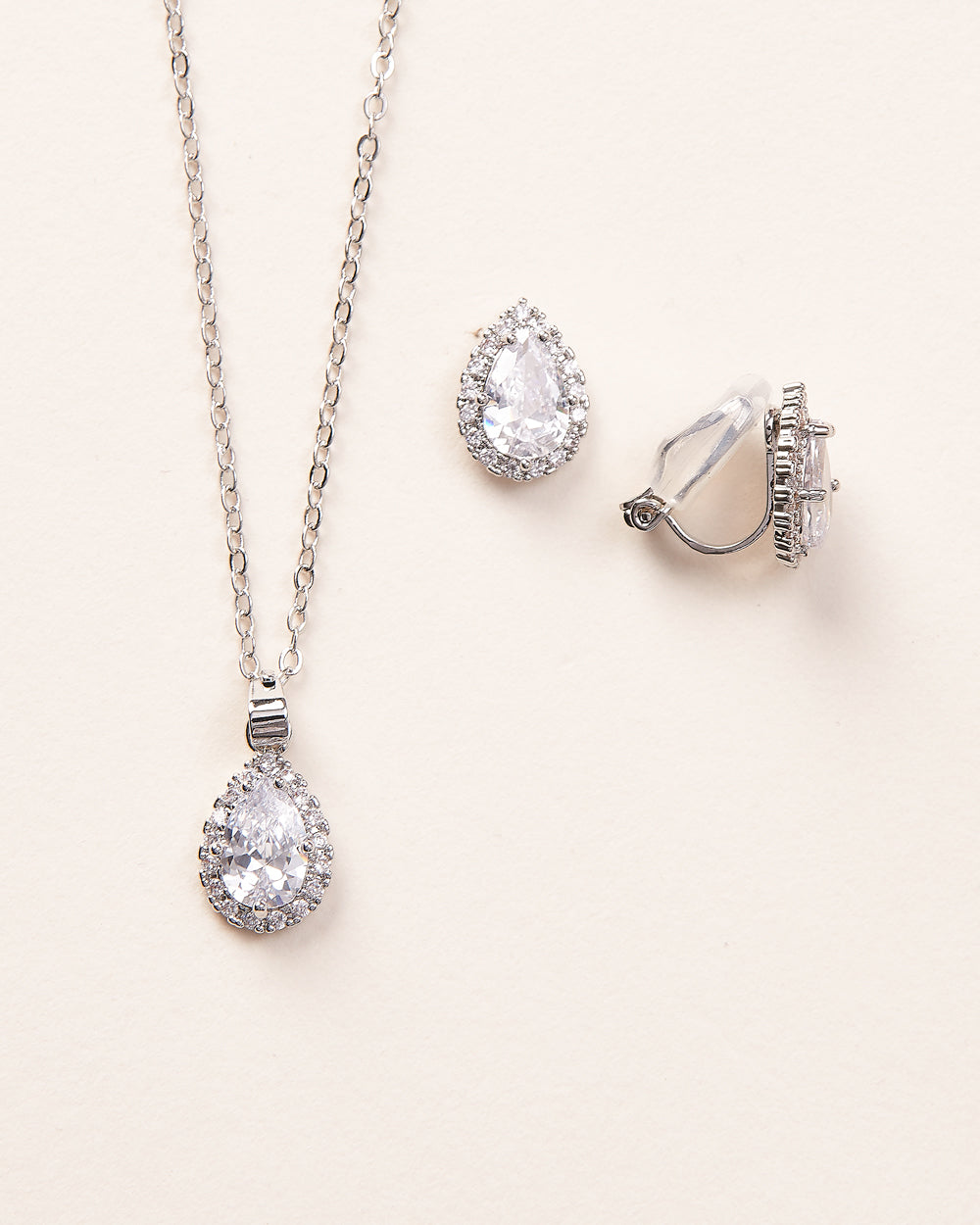 Emma CZ Bridesmaid Jewelry Set
