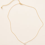 Gold Pearl Necklace
