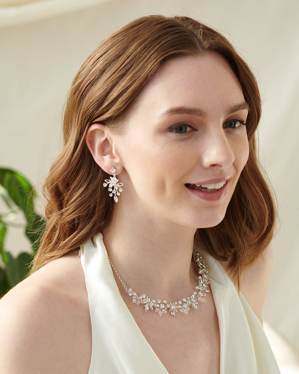 Wedding Necklace and Earrings