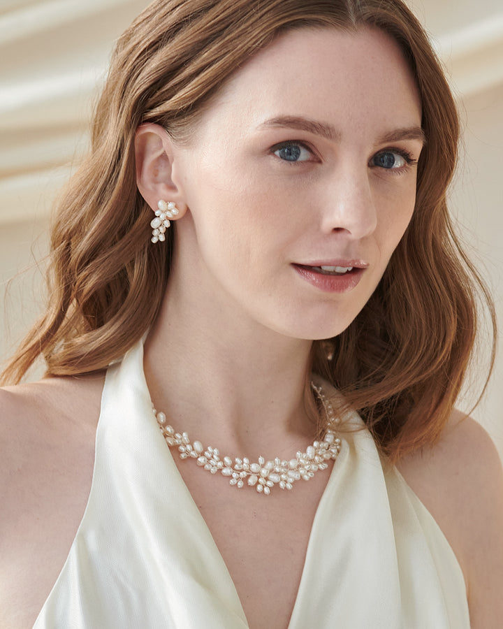 Pearl Jewelry Set for Bride