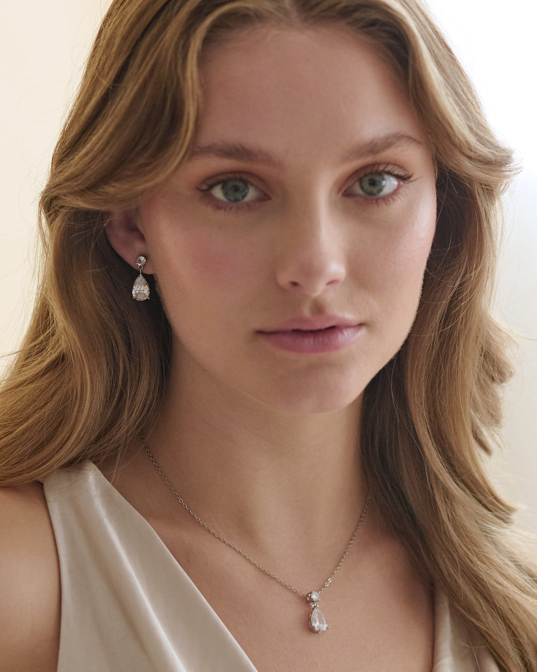 Silver Jewelry Set for Bride or Bridesmaids
