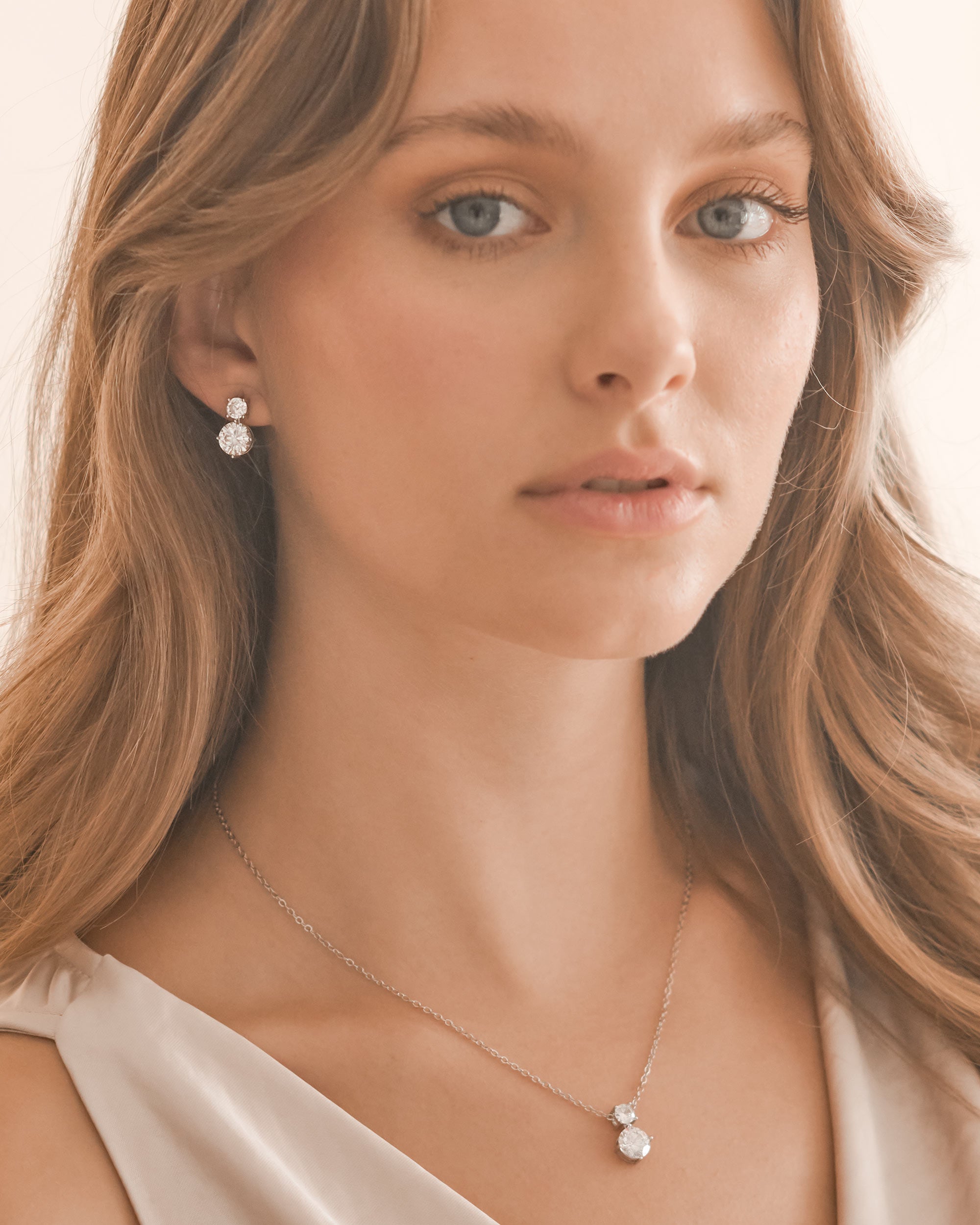 Wedding Party Jewelry | Mari Bridesmaid Earrings & Necklace Set