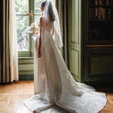 Cut Edge Veil for Bride