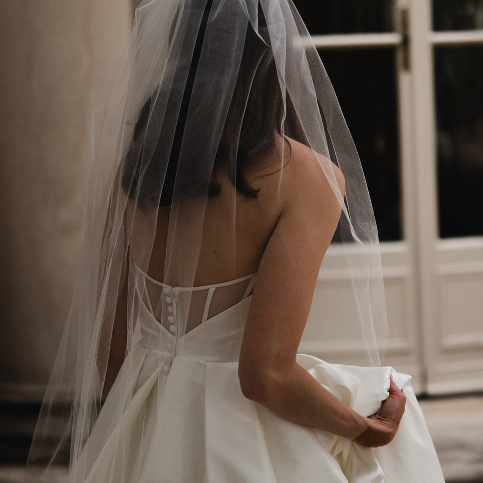 Cut Edge Wedding Veil