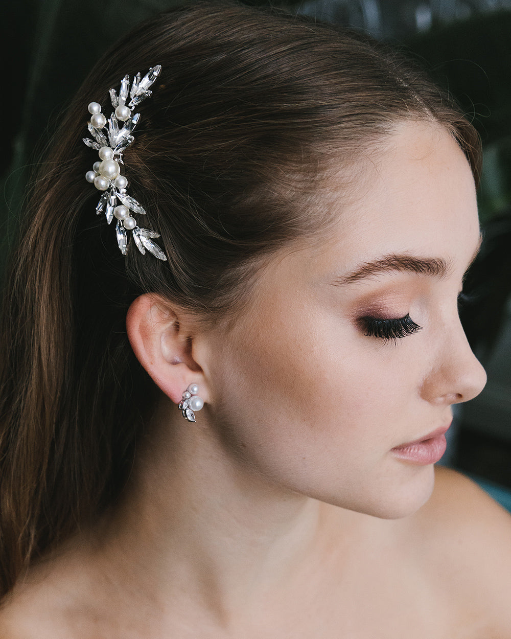 Pearl Crystal Bridal Comb