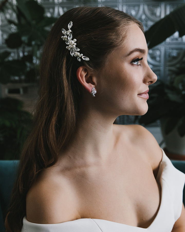 Bridal Comb Pearls 