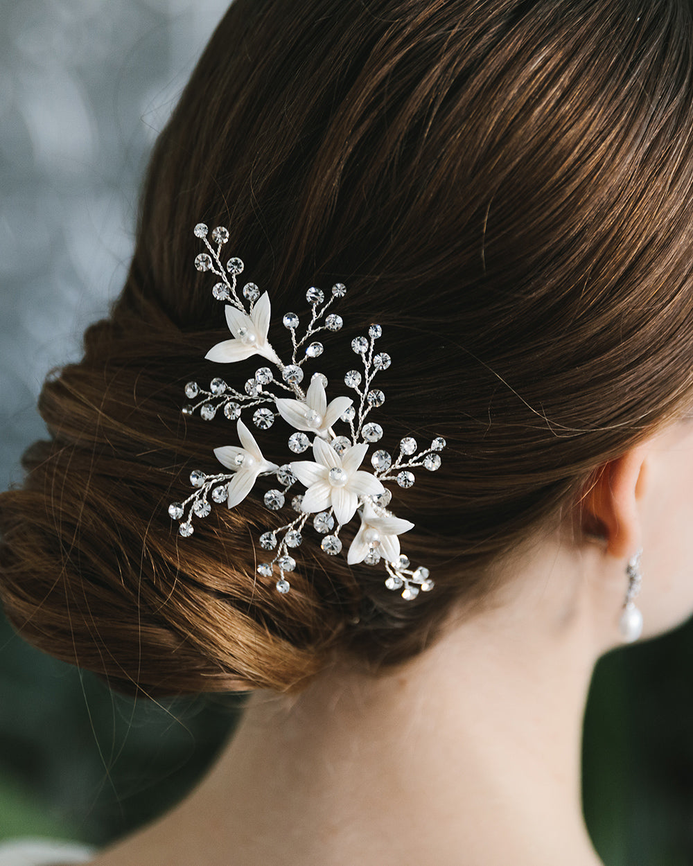 Crystal Wedding Clip