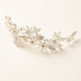 Pearl and rhinestone headband for bride