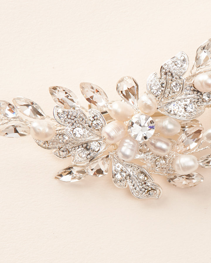 Bridal Headpiece Close Up