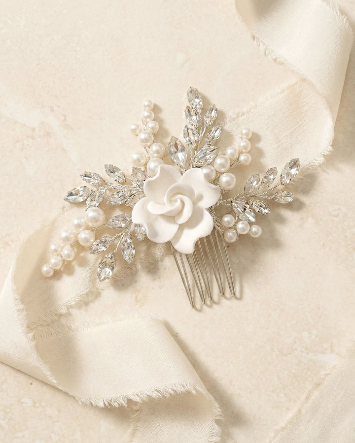 Pearl Wedding Comb 