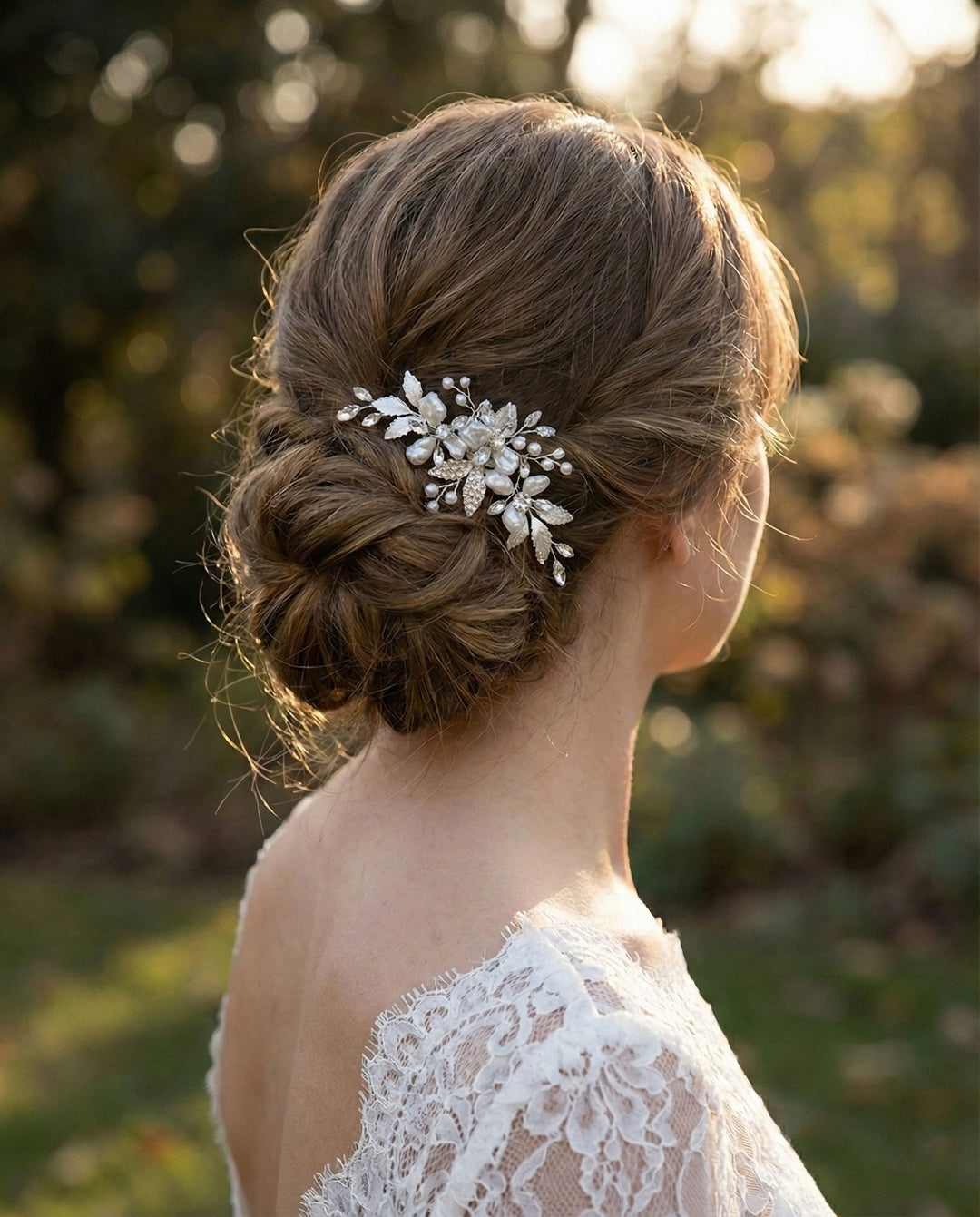Pearl Bridal Comb Headpiece