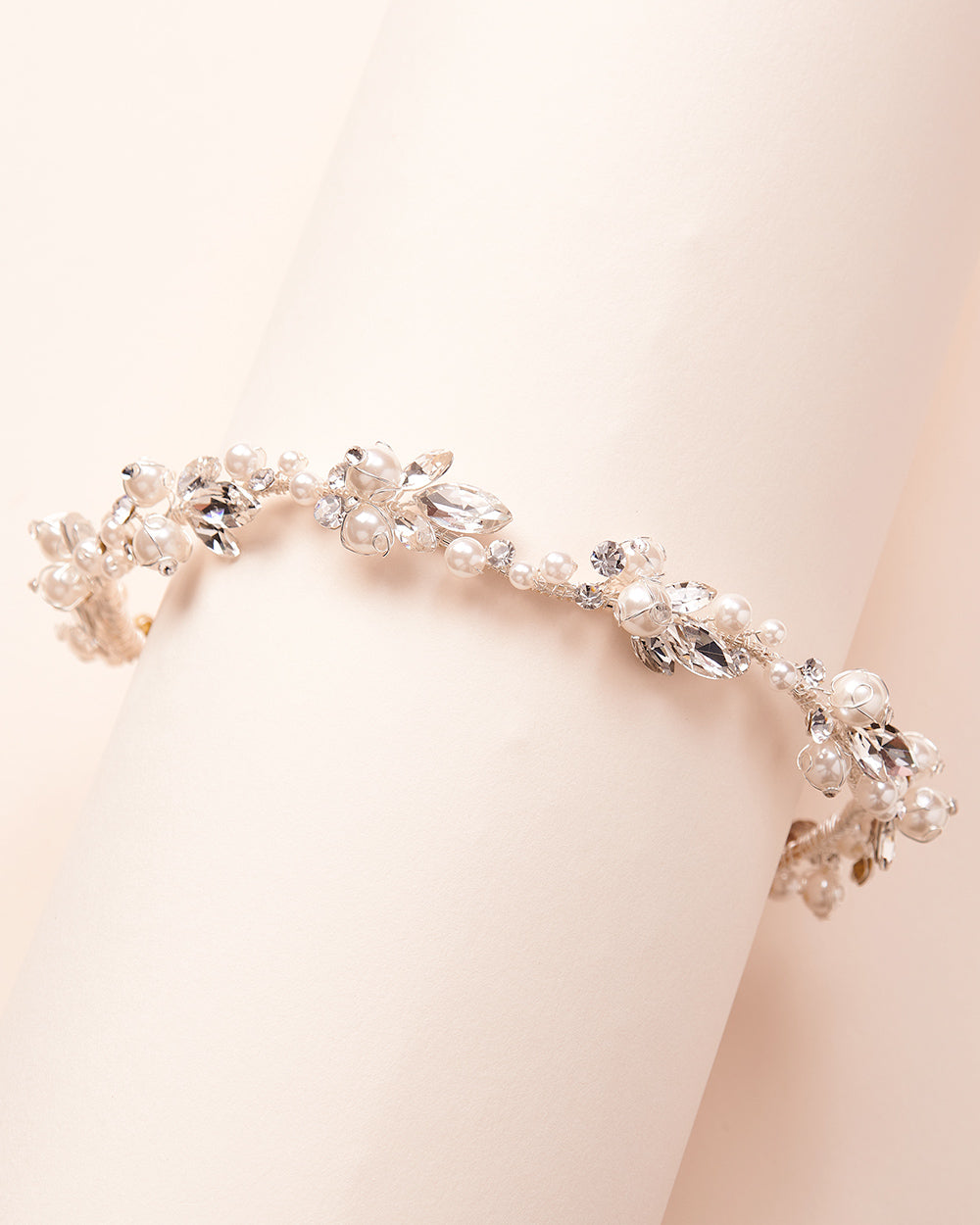 Samantha Pearl Headband Shop Wedding Headpieces Dareth Colburn