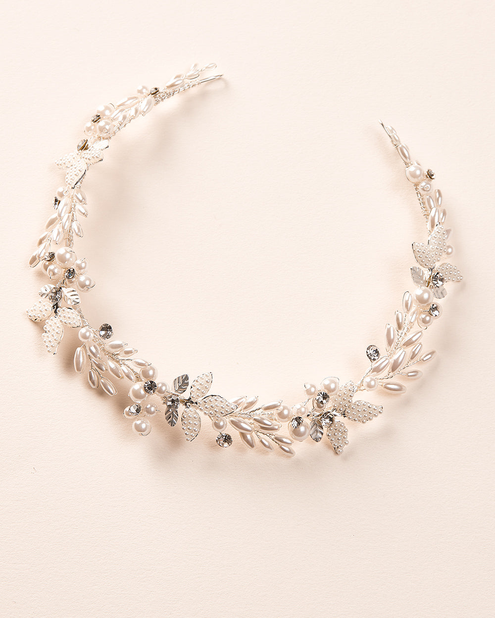 Wedding Hair Vine Pearls