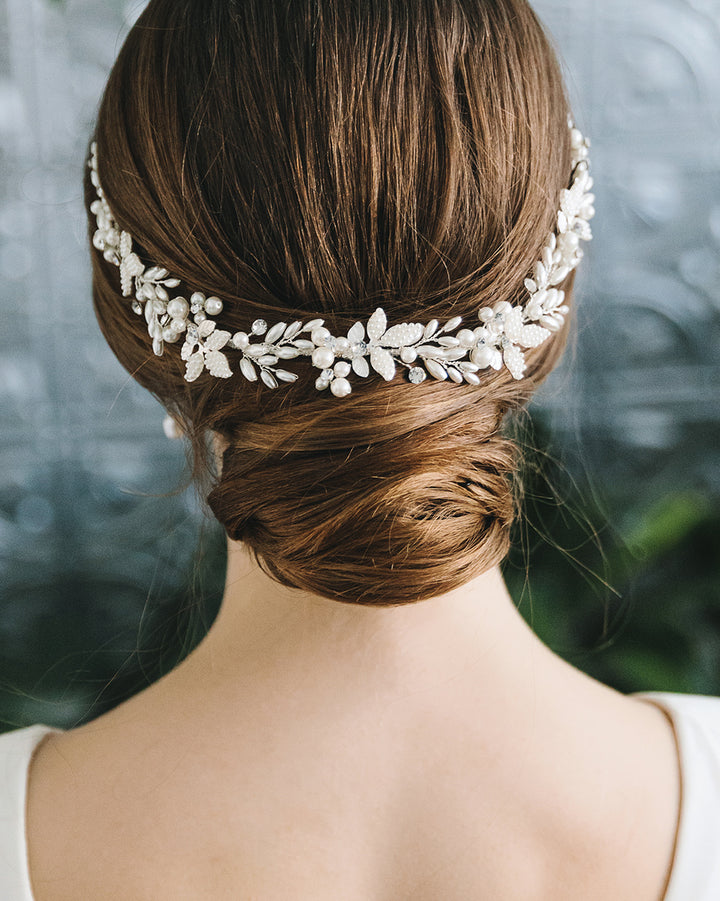 Hair Vine for Bridal with Pearls