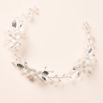 Bridal Hair Vine Floral with Pearls