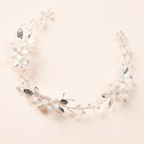 Bridal Hair Vine Floral with Pearls