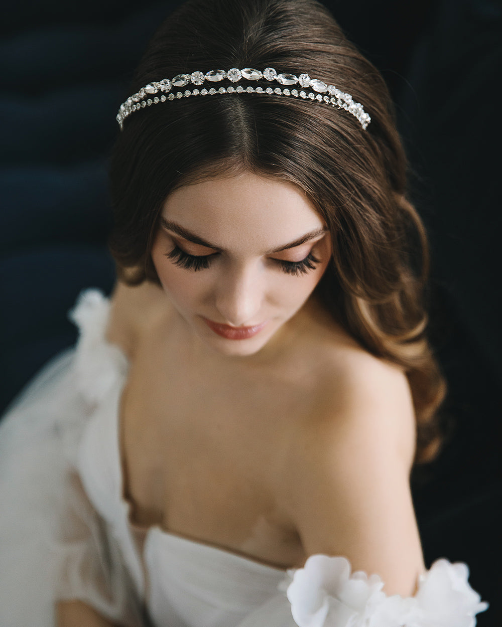 Wedding Headband Crystals