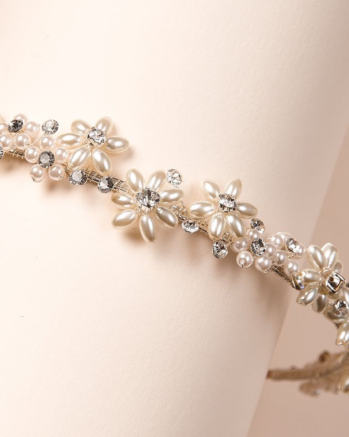 Bridal Headband Pearls